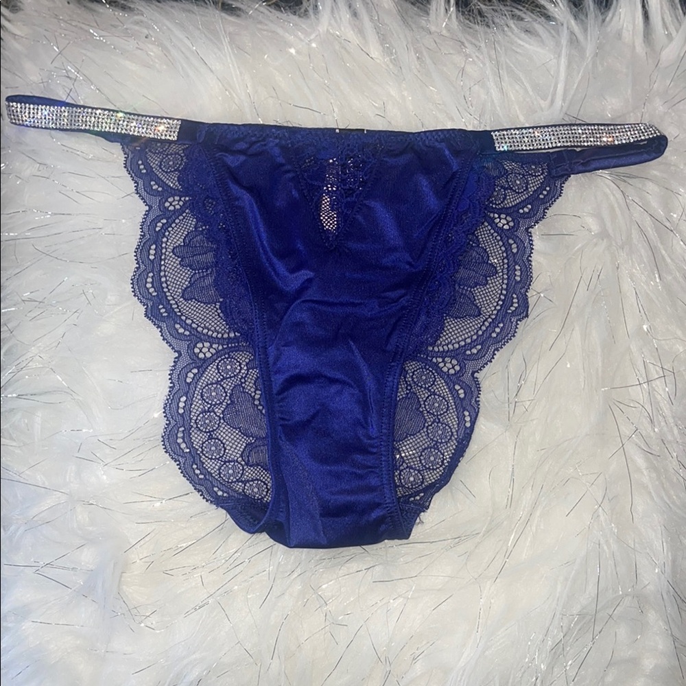 Victoria's Secret Royal Blue Lace Panties